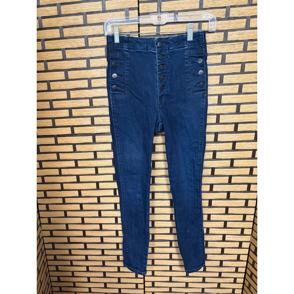 J Brand Button Pocket Detail Skinny Leg Jeans Size 25